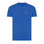 Iqoniq Bryce gerecycled katoen t-shirt, royal blue (M)
