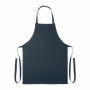 SOUS COLOUR - Schort van gerecycled katoen - Marineblauw