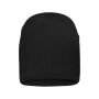 Bio Cotton Casual Beanie black