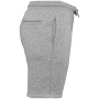 Ecologische kinderbermudashort Moon Grey Heather 12/14 jaar