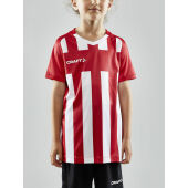 PROGRESS 2.0 STRIPE JERSEY JR BRIGHT RED/W 158/164