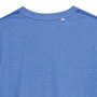 Iqoniq Manuel recycled cotton t-shirt undyed, heather blue