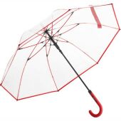 AC regular umbrella FARE® Pure transparent-red