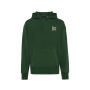 IQONIQ Yoho gerecycled katoen relaxed hoodie, forest green (L)