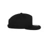 5-PANEL COTTON SNAPBACK CAP, BLACK, One size, FLEXFIT