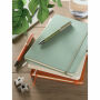 ARCOLOOP - A5 gerecycled PU notitieboek - Mintgroen