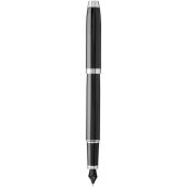 Parker IM vulpen (blauwe inkt) - Zwart/Chroom