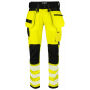 6573 Pant stretch Yellow/Black C156