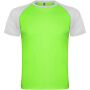 Indianapolis sportshirt met korte mouwen voor kinderen - Fluor groen/Wit - 4