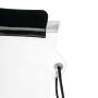 Transparant spatwaterdicht telefoontasje SMART SPLASH zwart