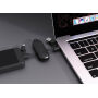 Urban Vitamin Dublin 100W 4 -in-1 keychain cable, zwart