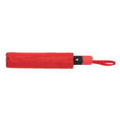 21" Impact AWARE™ RPET 190T mini auto open paraplu, rood