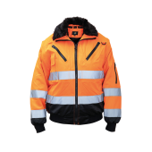 4-in-1 pilotenjas Oslo Hi Vis Orange / Black M