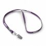 Polyester tubulaire keycord met metalen klem