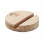 GROW ROUND STAND - Berkenhouten telefoonhouder - Hout
