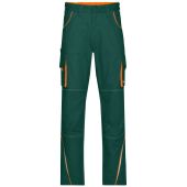 dark green/orange