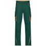 Workwear Pants - COLOR - dark green/orange 56
