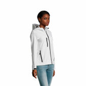 REPLAY WOMEN - REPLAY DAMES HOOD SOFTSHELL - XL - Wit