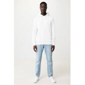 IQONIQ Rila lichtgewicht gerecycled katoen hoodie, recycled white (XXS)
