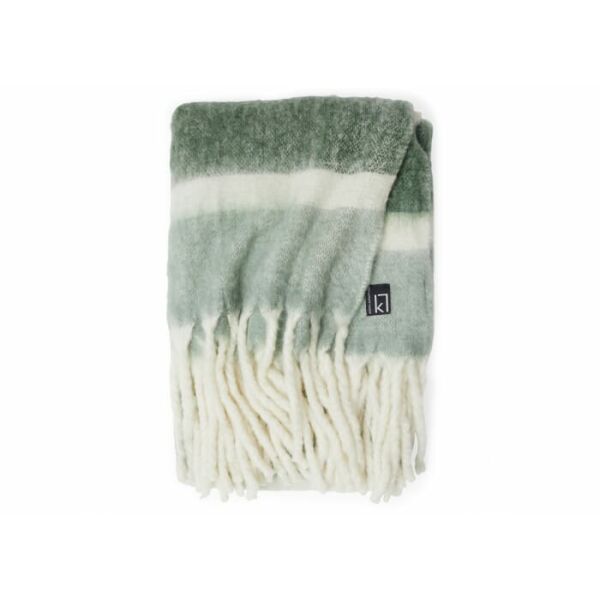 Kosta Linnewäfveri Wollen Plaid Streep - Groen Kosta Linnewäfveri Wollen Plaid Streep - Groen