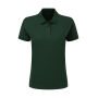 Cotton Polo Women - Bottle Green - 2XL