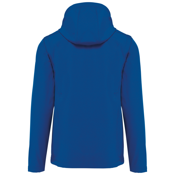 3-laags uniseks softshelljas met afneembare capuchon en mouwen Dark Royal Blue XXL 3-laags uniseks softshelljas met afneembare capuchon en mouwen Dark Royal Blue XXL