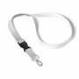 Afneembare polyester lanyard in Pantone-kleur met zeefdruk en ovale haak Afneembare polyester lanyard in Pantone-kleur met zeefdruk en ovale haak