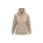 Eco damessweater met capuchon Light Sand XS