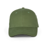 Orlando - 6 panel cap Matcha Green / Black One Size Orlando - 6 panel cap Matcha Green / Black One Size