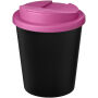 Americano® Espresso Eco 250 ml gerecyclede beker met knoeibestendig deksel - Zwart/Magenta Americano® Espresso Eco 250 ml gerecyclede beker met knoeibestendig deksel - Zwart/Magenta