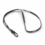 Polyester tubulaire keycord met metalen klem