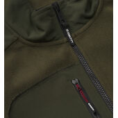 Bonded fleece vest - Olive, S
