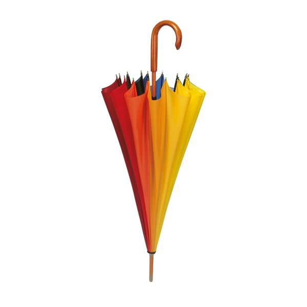 Falcone - Regenboog paraplu - Handopening -  110 cm - Multi kleur