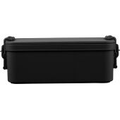 PP two-layer lunchbox Siena zwart