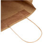 Papieren tas 120 g/m2 gemaakt van kraftpapier met gedraaide handgrepen - M - Kraft bruin