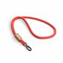 Polyester koord-keycord met bamboe plaatje
