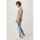 IQONIQ Brett gerecycled katoen t-shirt, light heather green (XXS)