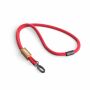 Polyester koord-keycord met bamboe plaatje