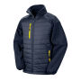 Black compass gewatteerde softshelljas Navy / Yellow XS