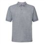 RUS Men Classic Polycotton Polo, Light Oxford, M