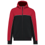 3-laags unisex softshelljas Black / Red L