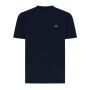 Iqoniq Sierra lichtgewicht gerecycled katoen t-shirt, donkerblauw (L)