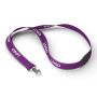 Polyester lanyard met reflecterende draden Polyester lanyard met reflecterende draden