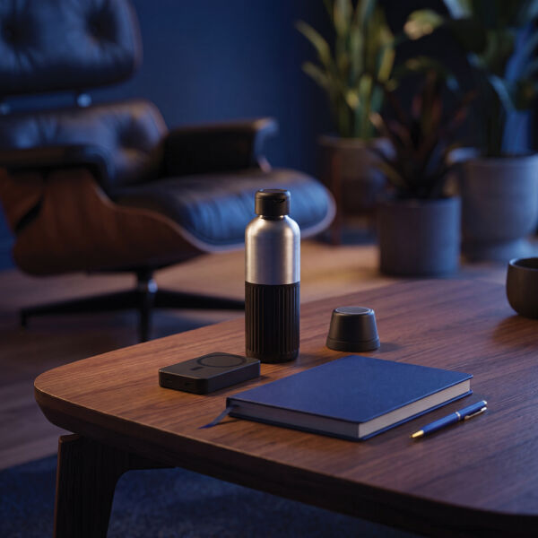Ripple RCS R-stalen lekvrije waterfles met handvat 750 ml, zwart Ripple RCS R-stalen lekvrije waterfles met handvat 750 ml, zwart