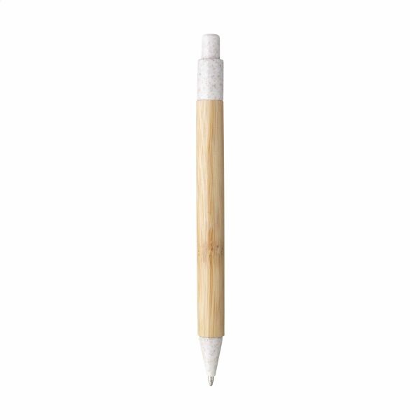 Bamboo Wheat Pen Kugelschreiber aus Weizenstroh - weiß Bamboo Wheat Pen Kugelschreiber aus Weizenstroh - weiß