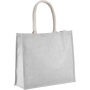 Jute Strandtas Cool Grey One Size