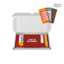 Tony's Chocolonely 180 gram in wit doosje met wikkel - Exclusive - Mix van smaken