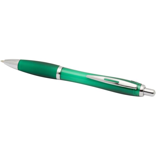 Nash RCS balpen van gerecycled plastic met gekleurde behuizing en grip (zwarte inkt) - Groen Nash RCS balpen van gerecycled plastic met gekleurde behuizing en grip (zwarte inkt) - Groen