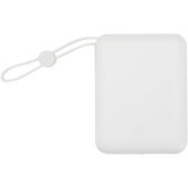 Acrux tabletpowerbank van 10.000 mAh 35 W met ingebouwde Type-C kabel van gerecycled plastic - Wit