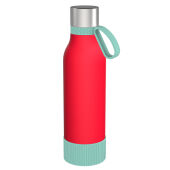 lichtblauw, rood